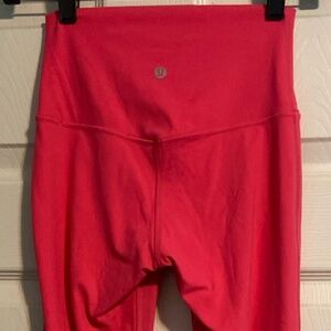 Lululemon Align 25” leggings in size 4, color raspberry cream pink.